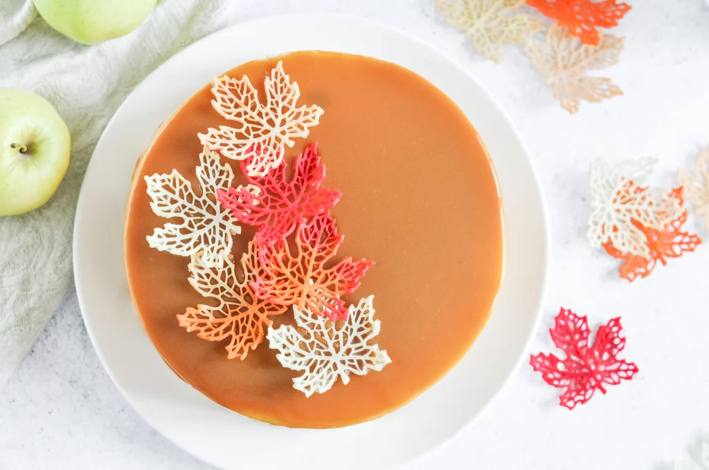 L'entremet pomme caramel