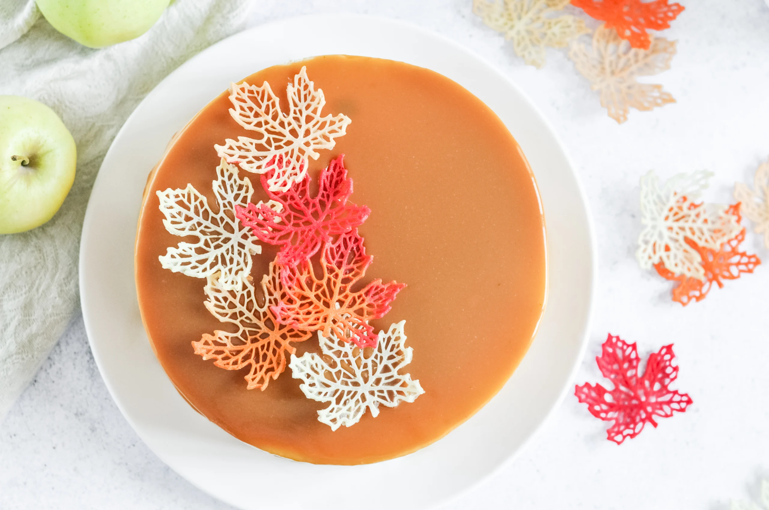 L'entremet pomme caramel