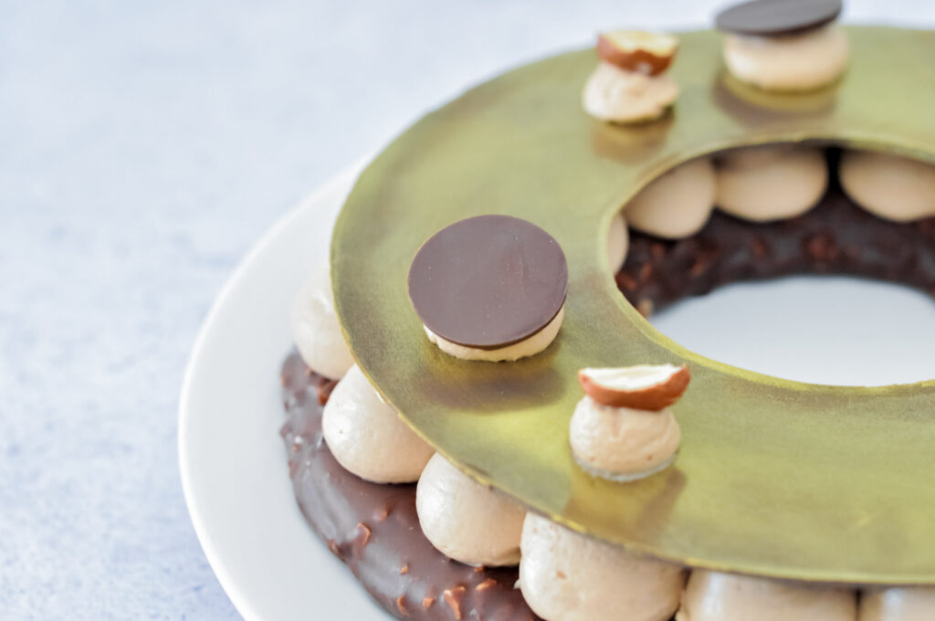 Zoom sur le croque-noisette de Cyril Lignac