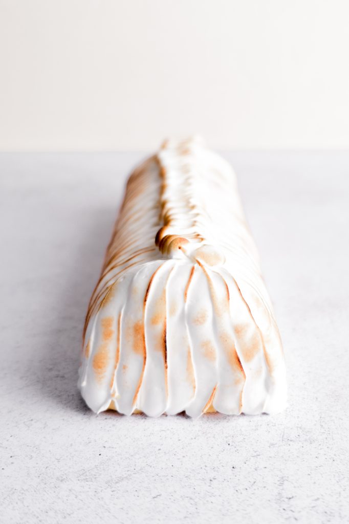 La bûche citron meringuée